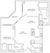 Residences 2 Bed 2 Bath Balcony